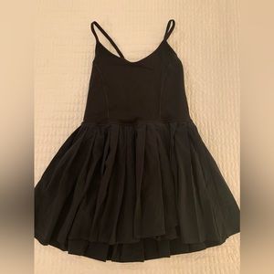 Offline by aerie black exercise dress.